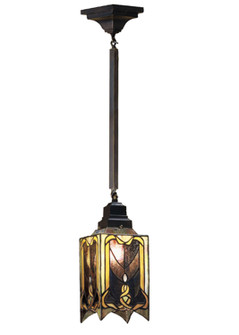 Cottage Mission One Light Mini Pendant in Pbnawg Ha Clear (57|49124)