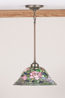 Tiffany Rosebush One Light Pendant in Purple/Blue Burgundy Pink Purple/Blue (57|48920)