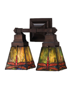 Prairie Dragonfly Two Light Wall Sconce in Pbag Flame Orange (57|48188)