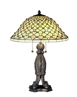 Diamond & Jewel Two Light Table Lamp in Craftsman Brown (57|37781)