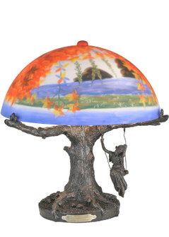 Maxfield Parrish Two Light Table Lamp in Antique Copper (57|32108)