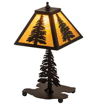Tall Pines One Light Table Lamp in Black Metal (57|31404)