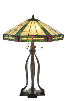 Wilkenson Three Light Table Lamp in Beige Red (57|30788)