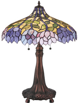 Wisteria Two Light Table Lamp in Beige Pink Pr Purple/Blue (57|30452)