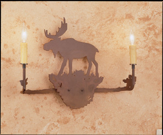 Moose Two Light Wall Sconce in Antique Copper (57|29551)