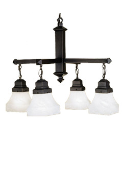 Bungalow Four Light Chandelier in French Bronzed (57|27621)