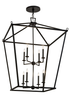 Kitzi Eight Light Pendant in Black Metal (57|261732)