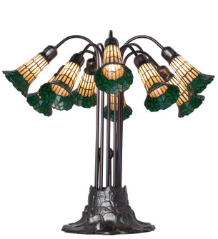 Stained Glass Pond Lily Ten Light Table Lamp (57|261668)