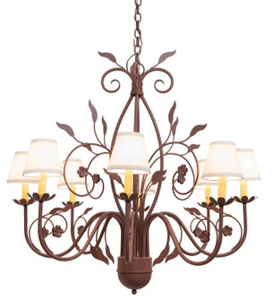 Bordeaux Eight Light Chandelier in Rust (57|260209)