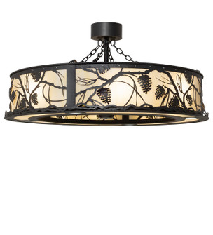 Whispering Pines 12 Light Chandel-Air in Wrought Iron (57|259905)