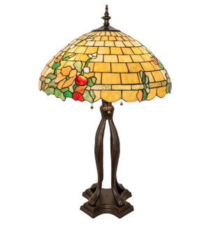 Duffner & Kimberly Hollyhock Two Light Table Lamp in Mahogany Bronze (57|253006)