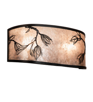 Lone Pine Two Light Wall Sconce in Black Metal (57|249138)