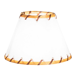 Faux Rawhide 6''Shade in Mahogany Bronze (57|247913)