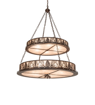 Mountain Pine 14 Light Pendant in Cafe-Noir (57|245990)