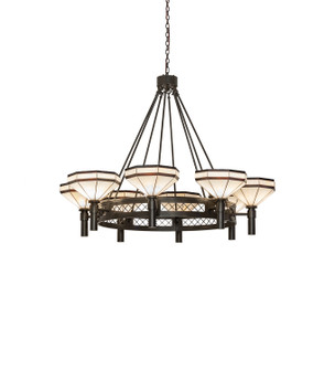 Topridge Eight Light Chandelier in Timeless Bronze (57|245369)