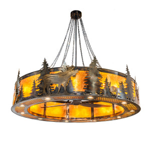 Roosevelt 40 Light Chandel-Air in Antique Copper (57|243674)