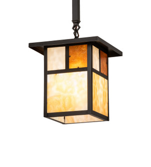 Hyde Park One Light Pendant in Craftsman Brown (57|242502)