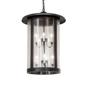 Fulton Eight Light Pendant in Craftsman Brown (57|241067)