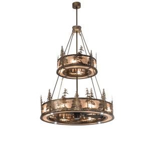 Tall Pines 20 Light Chandel-Air in Antique Copper (57|239525)