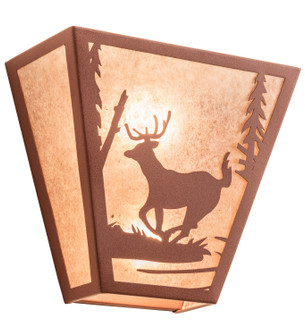 Deer Creek Two Light Wall Sconce in Red Rust (57|23944)