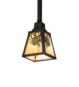 Winter Pine One Light Mini Pendant in Craftsman Brown (57|239256)