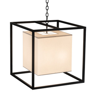 Kitzi Box Four Light Pendant in Black Metal (57|237278)