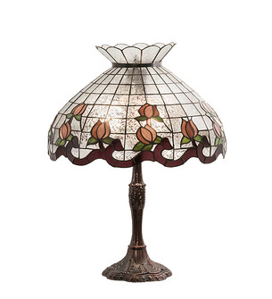 Roseborder Three Light Table Lamp in Mahogany Bronze (57|232794)
