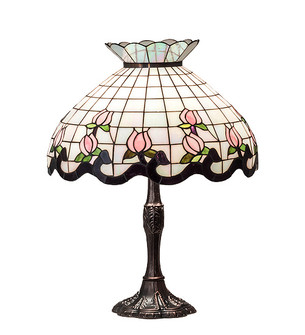 Roseborder Three Light Table Lamp in Mahogany Bronze (57|232791)