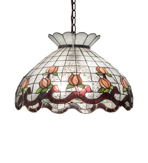 Roseborder Three Light Pendant in Mahogany Bronze (57|232771)