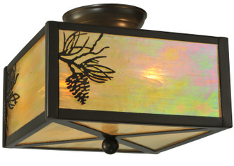 Balsam Pine Two Light Flushmount in Timeless Bronze (57|23211)