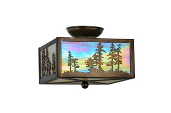 Tall Pines Two Light Flushmount in Antique Copper (57|22864)