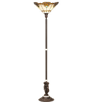 Shell With Jewels One Light Floor Lamp in Mahogany Bronze (57|228408)