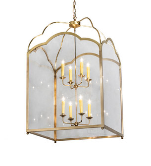 Claudette Eight Light Pendant in Brass Tint (57|227464)