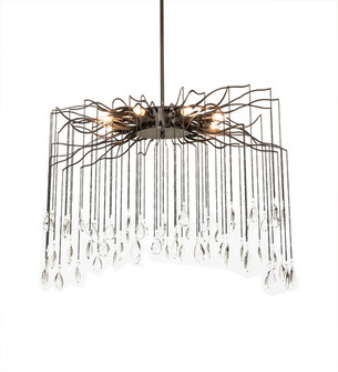 Aranha Eight Light Chandelier in Bronze,Crystal (57|224475)