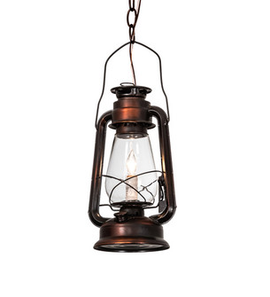 Miners Lantern One Light Mini Pendant in Vintage Copper (57|220231)