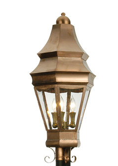 Statesboro Three Light Post Mount in Copper (57|21975)