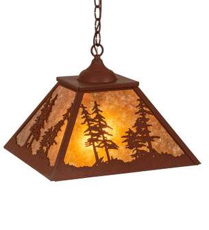 Tall Pines Two Light Pendant in Red Rust (57|215761)