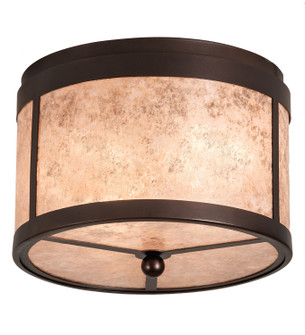 Smythe Craftsman Two Light Flushmount in Mahogany Bronze (57|214357)