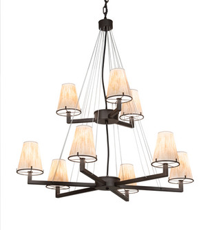 St. Lawrence Nine Light Chandelier in Oil Rubbed Bronze (57|214041)