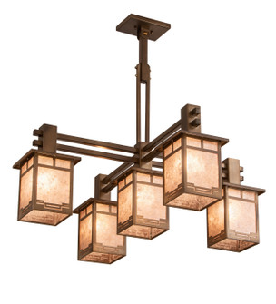 Roylance Five Light Chandelier in Antique Copper (57|213249)