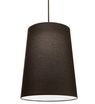 Cilindro One Light Pendant in Black Metal (57|212743)