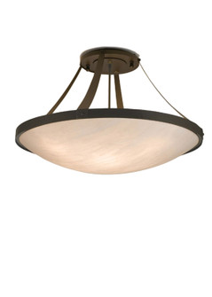 Urban Eight Light Semi-Flushmount in Timeless Bronze (57|21016)