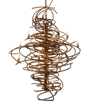 Cyclone 20 Light Chandelier in Bronze (57|205191)