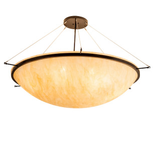 Lucus Eight Light Inverted Pendant in Timeless Bronze (57|202192)