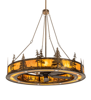 Tall Pines 24 Light Chandel-Air in Antique Copper (57|201990)