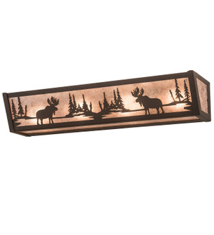 Moose At Lake Four Light Vanity in Oil Rubbed Bronze (57|200615)