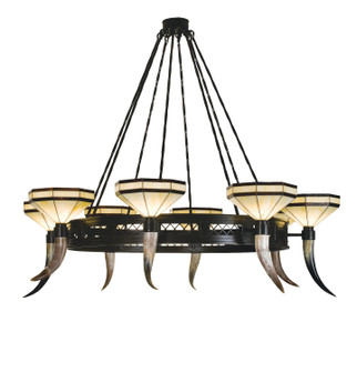 Topridge Eight Light Chandelier in Timeless Bronze (57|19985)