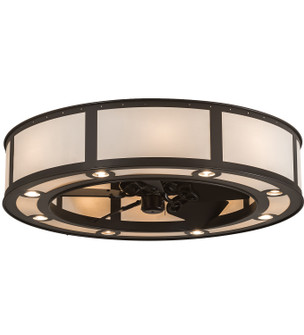 Smythe Craftsman 16 Light Chandel-Air in Timeless Bronze (57|197676)