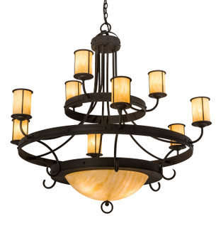 Nehring 12 Light Chandelier in Wrought Iron (57|194814)