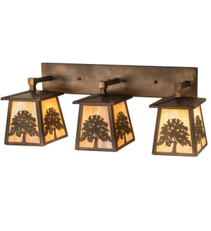 Oak Tree Three Light Wall Sconce in Antique Copper (57|194756)